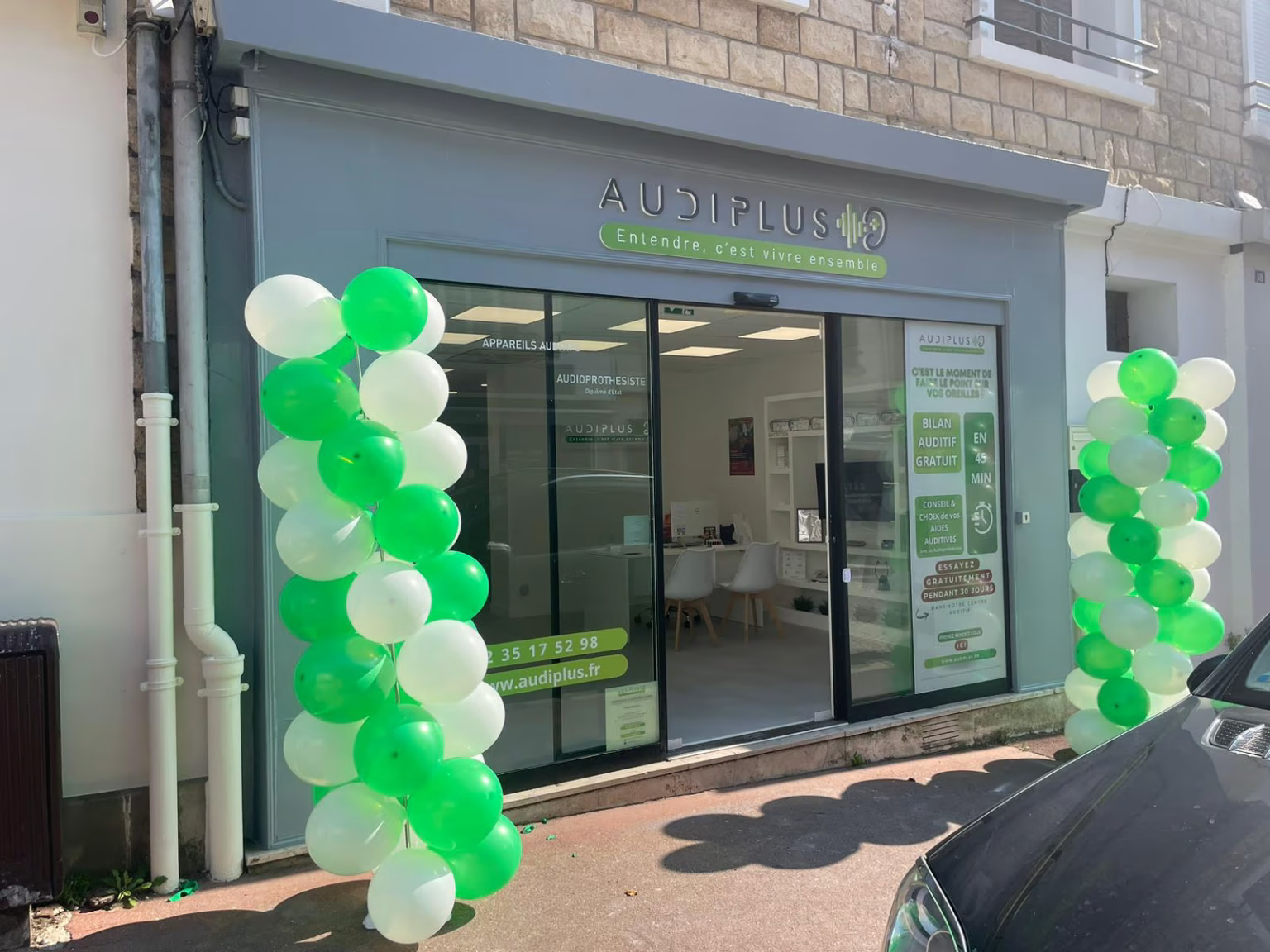Façade d'un centre Audiplus